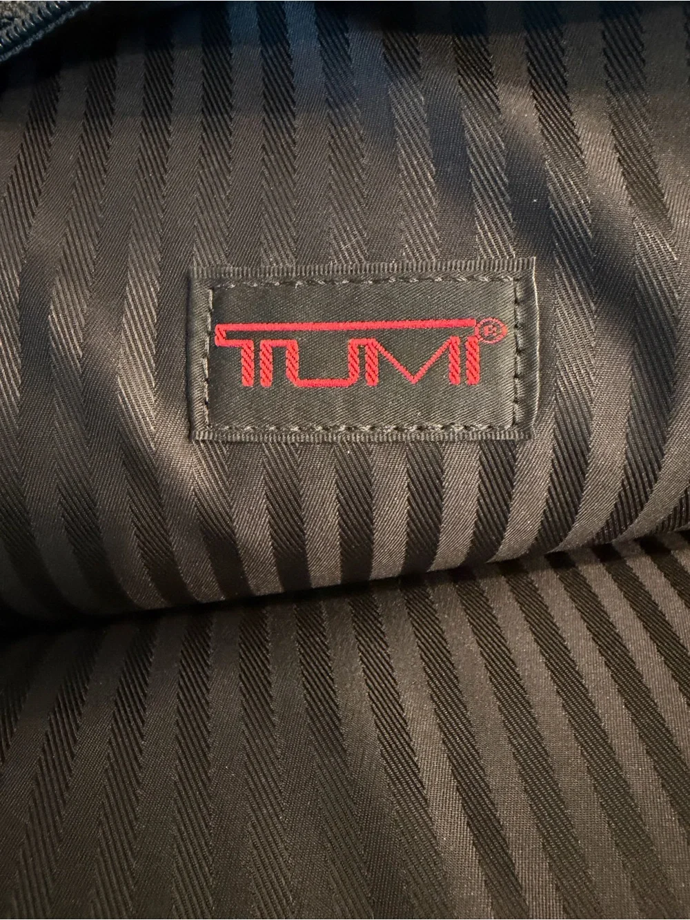 Tumi Alpha Ballistic NylonLaptop Briefcase Carry On With Strap Black
